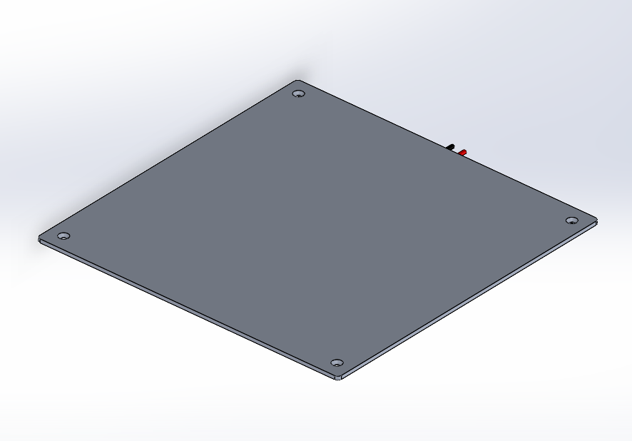 Heated bed 24V MK42 PCB heatbed 254*250*3mm