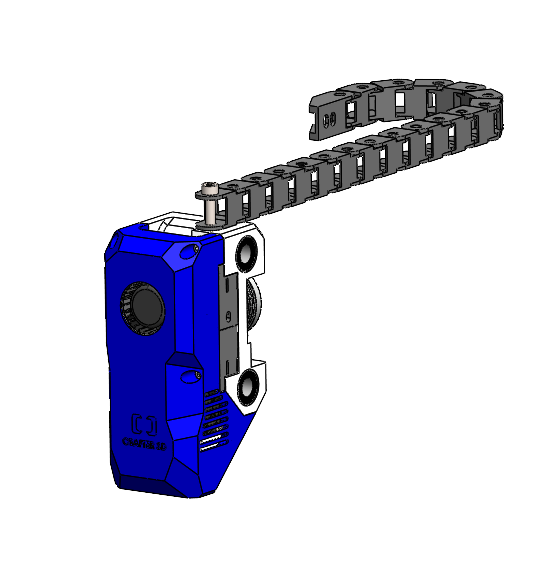 Assy Print Head assembly for Crafter M6 Crafter3D