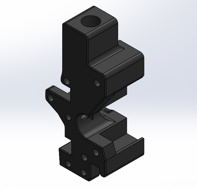 Print head extruder bracket