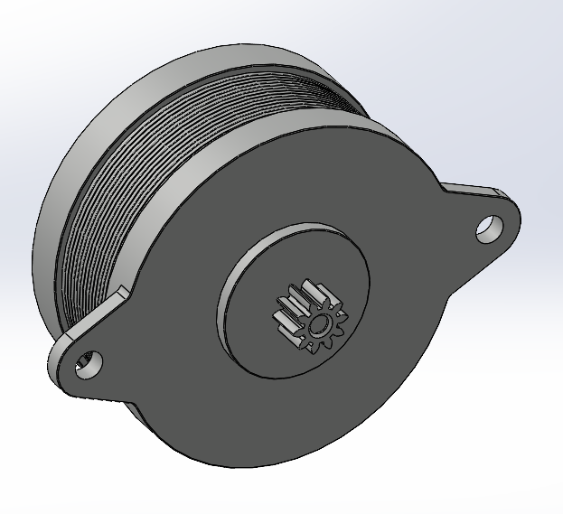 LKD-36STH20-1004AHG 36mm pancake stepper motor (10 teeth gear )