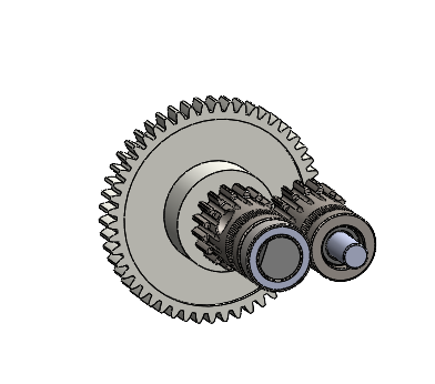 BMG Extruder components kit (with black hardened steel gears)