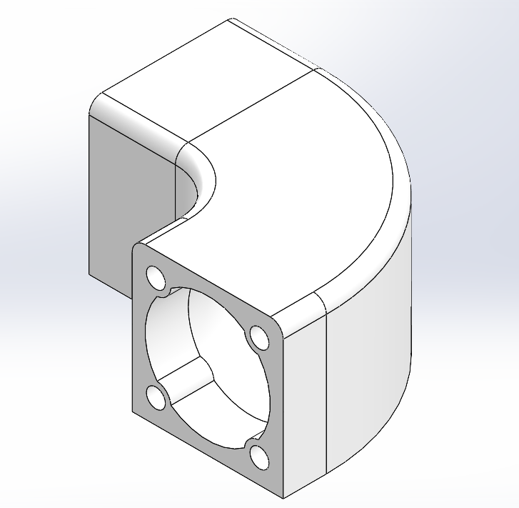 Fan raspberry pi duct