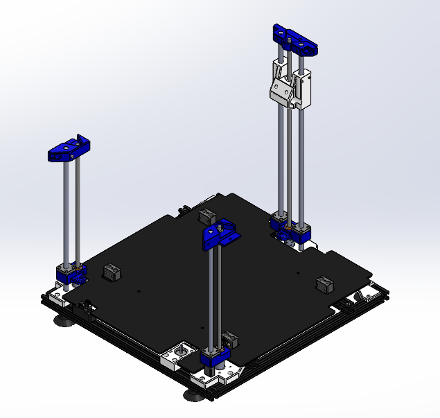 Assy Main Bottom Frame assembly for Crafter M6 Crafter3D