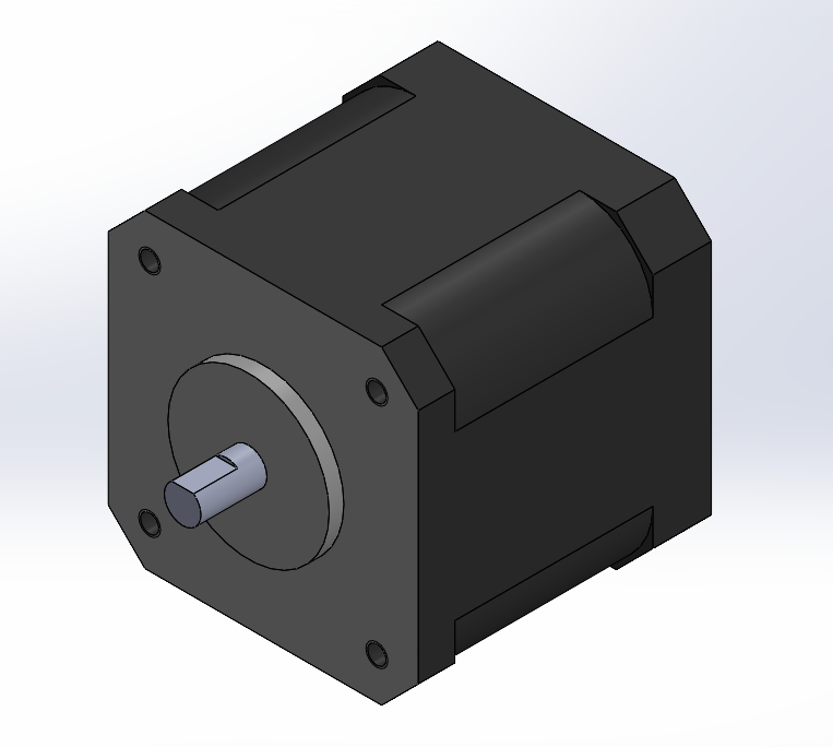 Nema17 stepper motor 40mm length 1.8 degree BYGHW609 A 1.7A 4.2kg.com (Customized Rod 9mm)