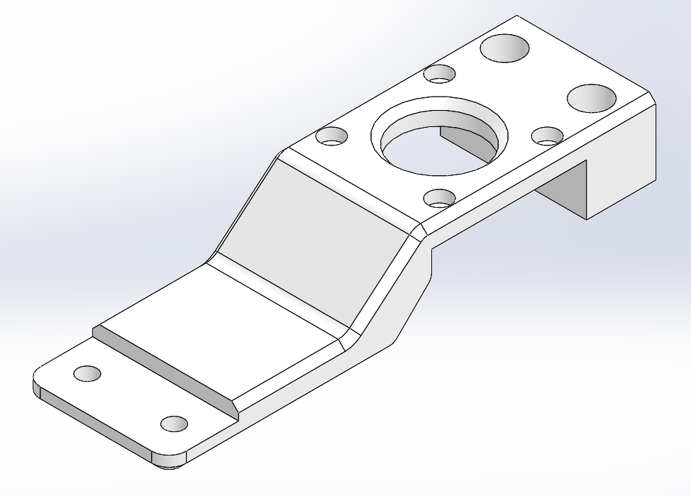 Stepper Motor Door Bracket