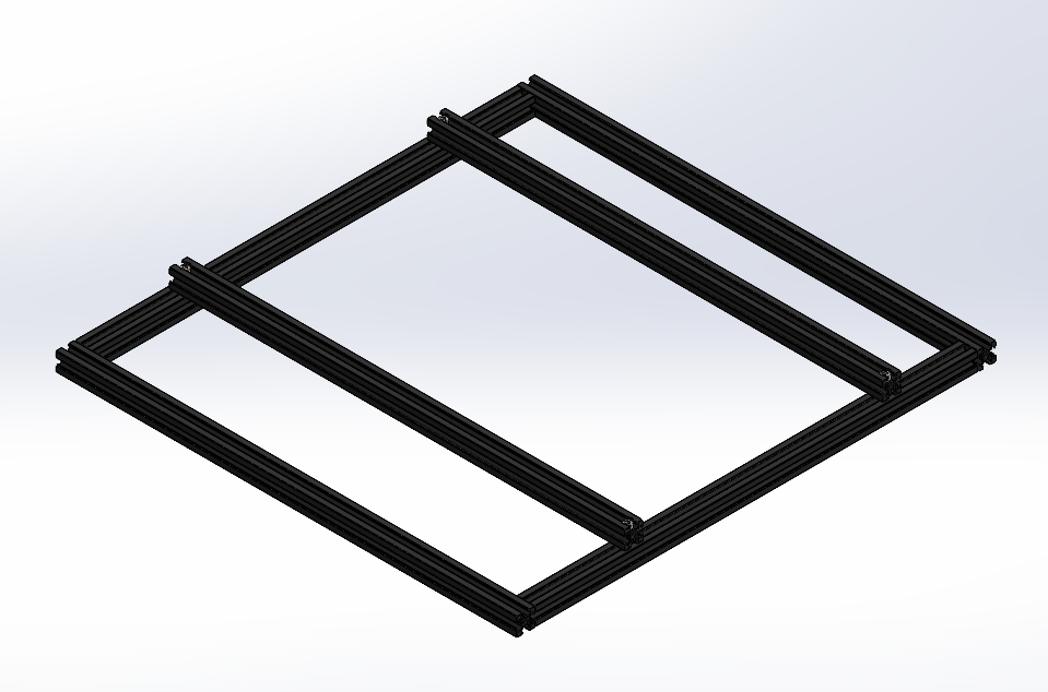 Assy Bottom Frame assembly for Crafter M6 Crafter3D