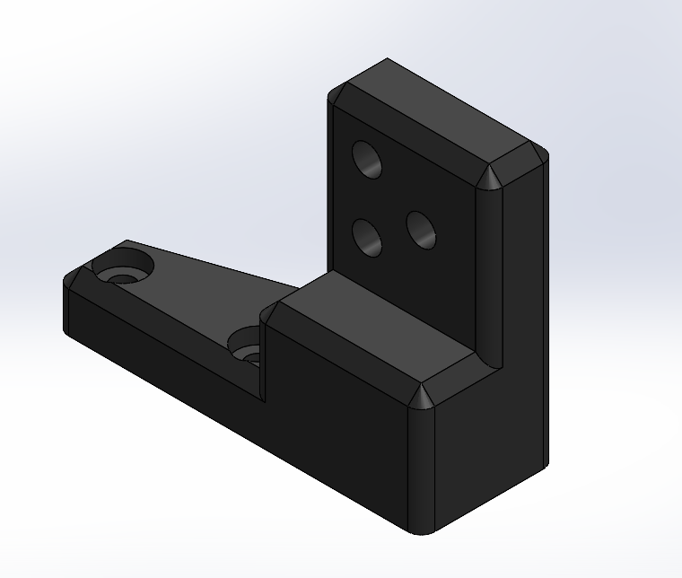 Bracket cable chain Core XY