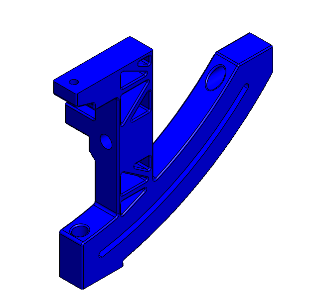 Front Right Locker Bracket Core XY