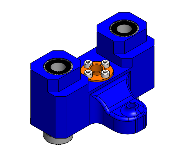 Assy Z Rear Lifting Bracket assembly for Crafter M6 Crafter3D