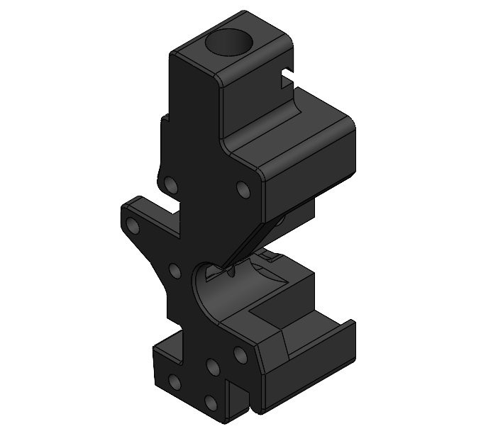 Print head extruder bracket