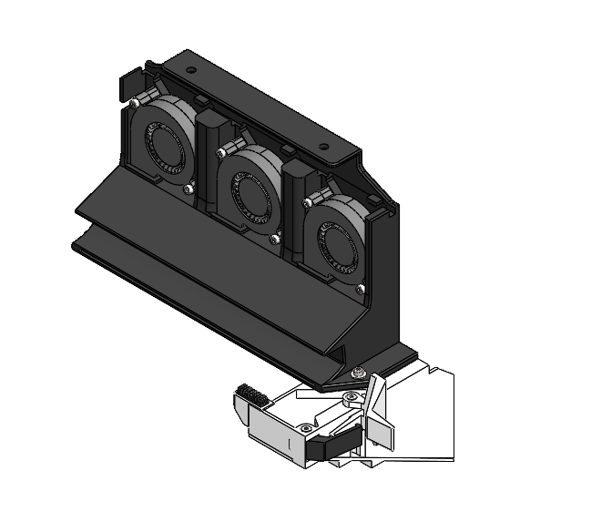 Assy Aux Blowers assembly for Crafter M6 Crafter3D