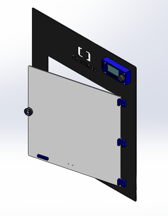 Assy Front Door Covers assembly for Crafter M6 Crafter3D