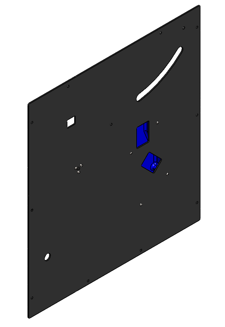 Assy Lateral Cover assembly for Crafter M6 Crafter3D