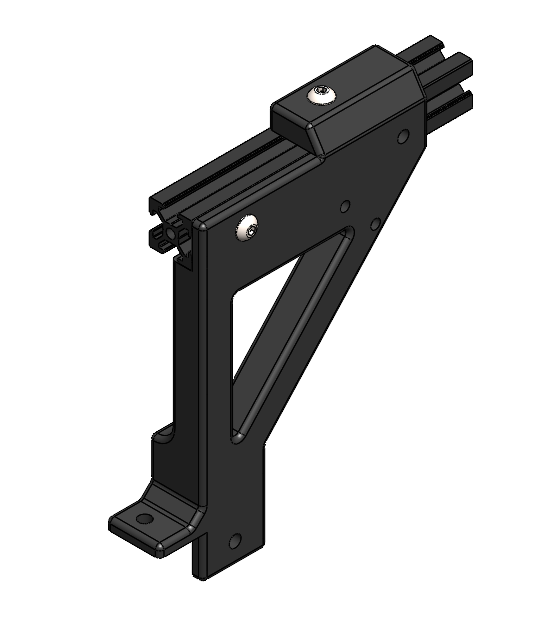 Assy Left 45 Degrees Frame assembly for Crafter M6 Crafter3D