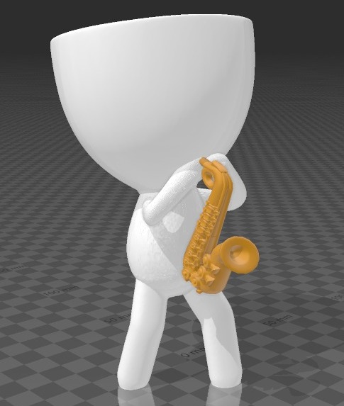 3D project Robert Pot Saxophone - Mito3D